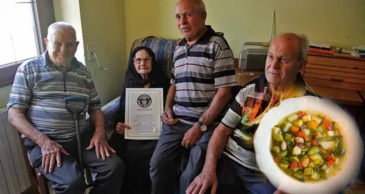 dunyanin en yasli ailesi olarak guinness rekorlar kitabina girmislerdi her gun ogle yemeginde ayni corbayi iciyorlardi s2Tx5wtn