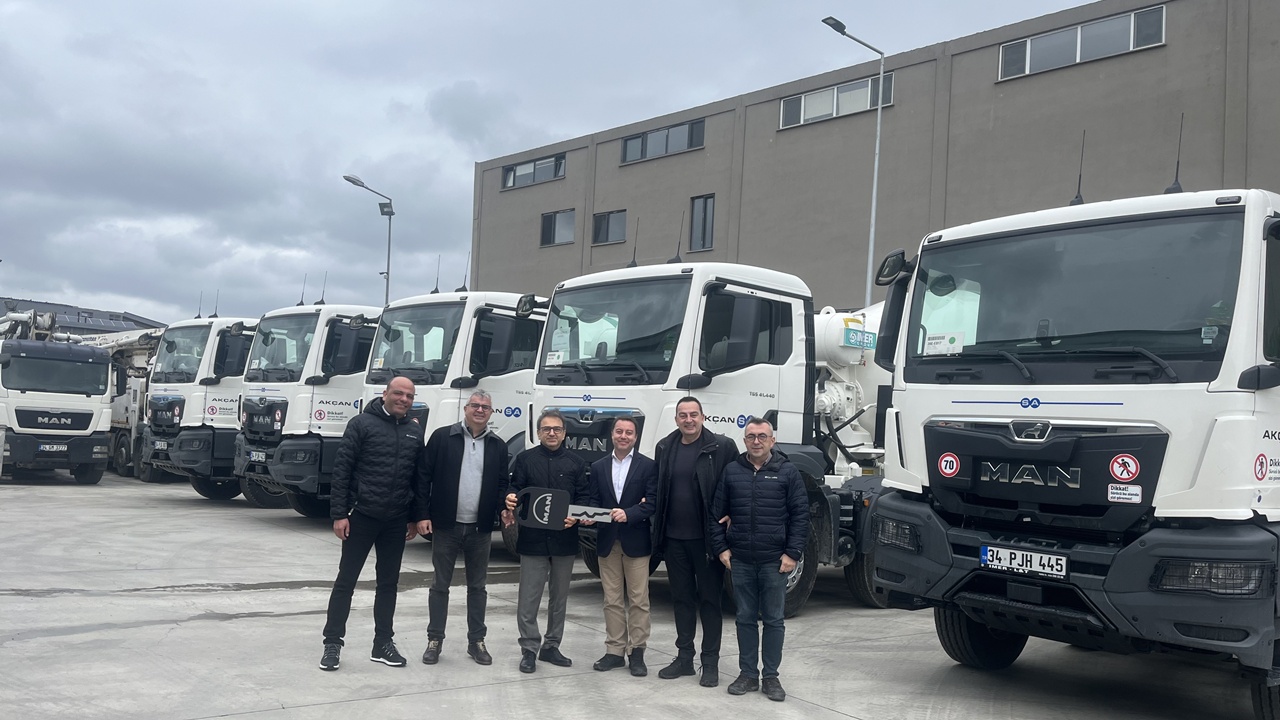 Akçansa Çimento filosunu 19 adet MAN TGS kamyon ile güçlendirdi