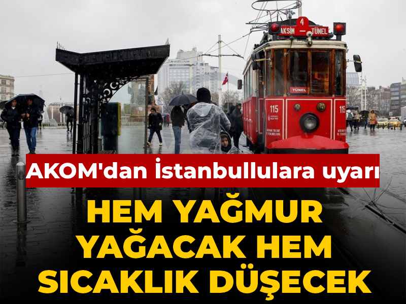 İstanbullulara Hava Durumu Uyarısı: Yağmur Geliyor, Sıcaklıklar Düşüyor